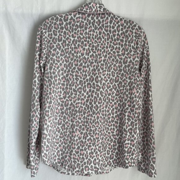 Kate Spade New York Pajamas 2 Piece SET Size S Pink Leopard Print PJ Top Pants - Picture 10 of 16
